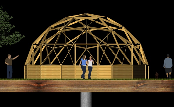 cupola geodetica 9 metri